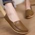 Flat Shoes Women Slip On Shoes For Women Genuine Leather Loafers Women Flats Ladies Shoes Mocassin Plus Size 44 Sapato Feminino